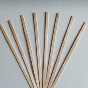 Míchátko dřevěné na kávu 14 cm (100 ks)