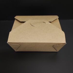 Box na jídlo s chlopněmi KRAFT 1300 ml (50 ks)