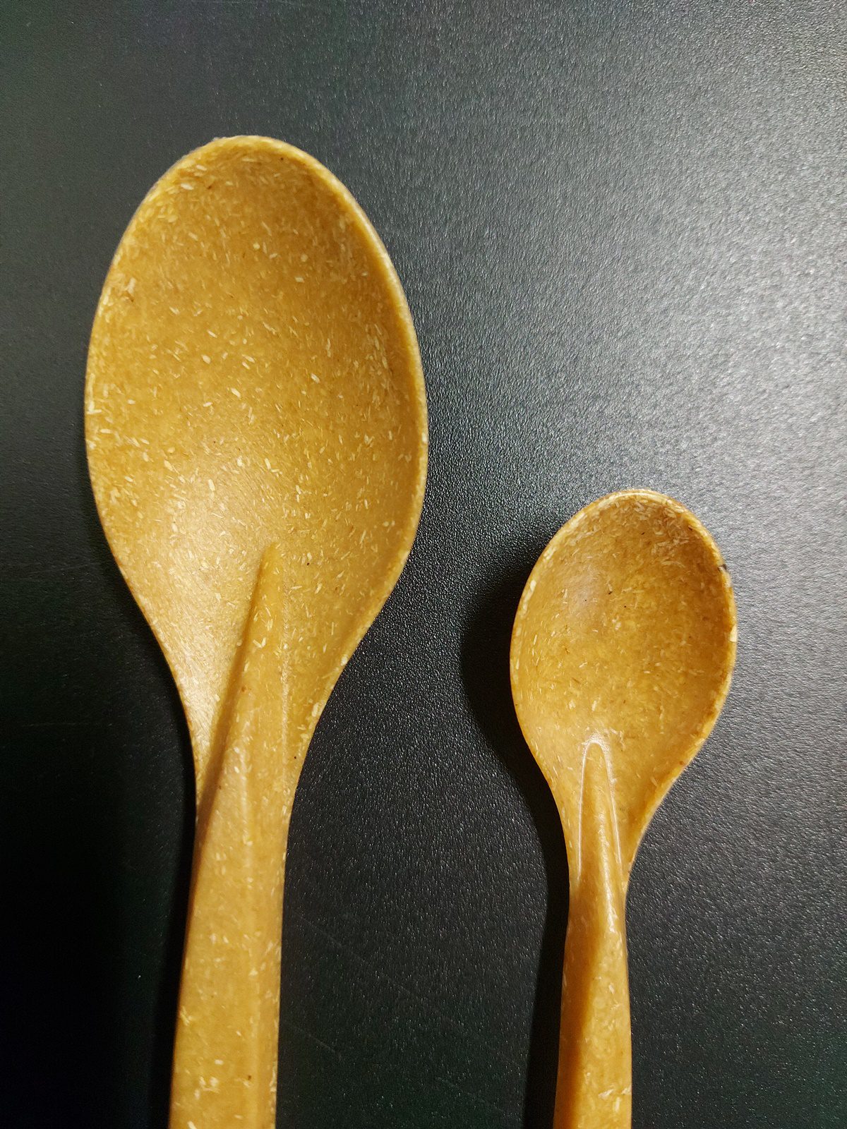 Lžička eko kompozit dřevo/plast WPC 13,5 cm (100 ks) - Obrázek 3