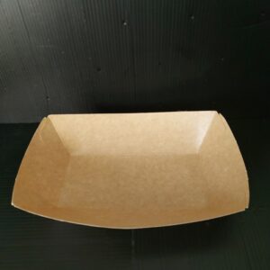 Miska papírová Eko KRAFT na hranolky (160x67)/183x90x40 mm (100 ks)