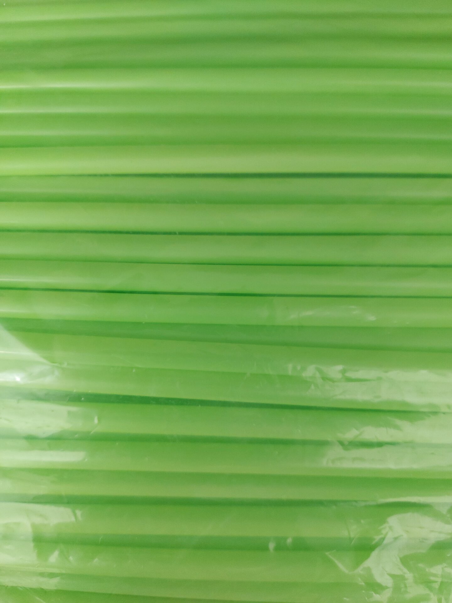 Plastová brčka JUMBO (opakovatelně použitelná) - zelená (150 ks) - Obrázek 2