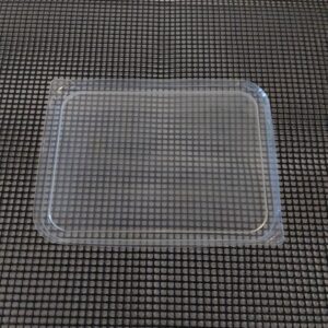 Víčko PP na hranaté misky 1000 a 1500 ml, 180x133 mm transparentní (50 ks)