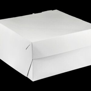 Dortová krabice papírová bílá 18x18x9 cm (50 ks)
