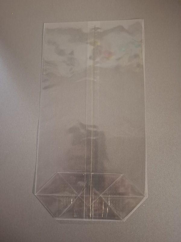 Sáček celofánový 17x32 cm s křížovým dnem - Obrázek 2
